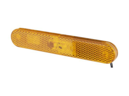 Svetilka bočna pozicijska oranžna LED 135x23mm 24V Hella