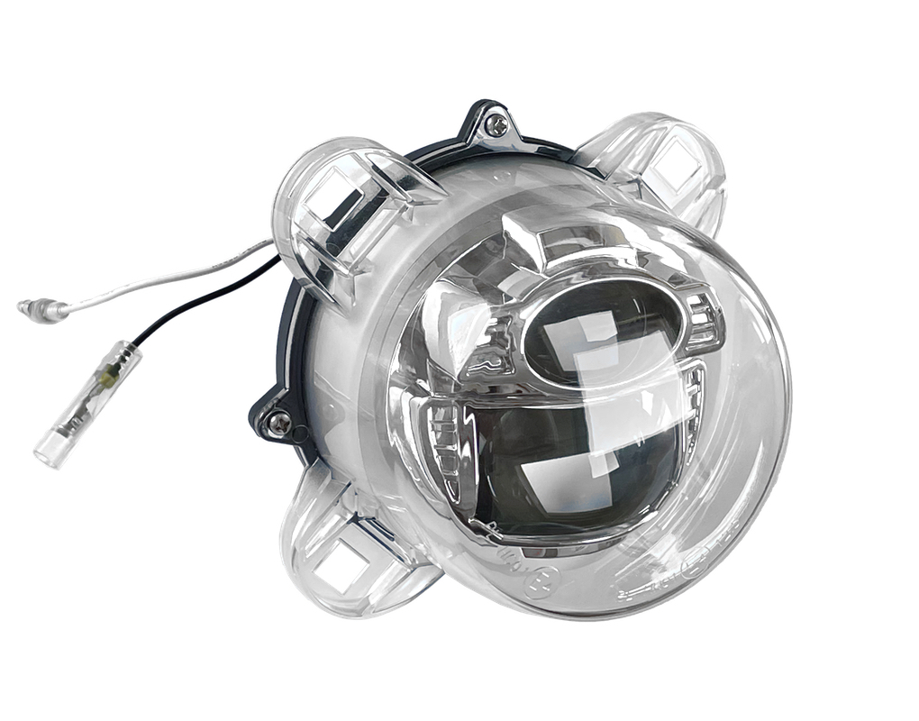 Žaromet LED ø90mm vgradni KRATKI 9-33V